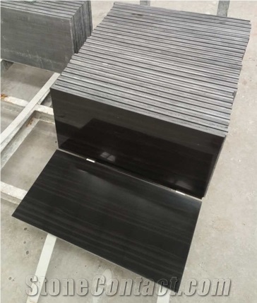 Ebony Grain Marble, Black Marble, Suit for Tiles, Marble Skirting, Marble Wall Covering Tiles, Floor Covering Tiles, Polished, Honed, Cut-To-Size