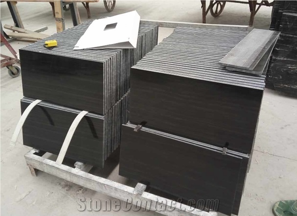 Ebony Grain Marble, Black Marble, Suit for Tiles, Marble Skirting, Marble Wall Covering Tiles, Floor Covering Tiles, Polished, Honed, Cut-To-Size