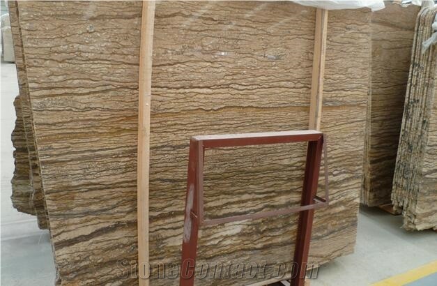Golden Silk Marble, Golden Marble with Grains, Slabs, Tiles, Suit for Skirting, Wall Covering, Floor Covering, Polished, Honed, Sand Saw, Cut-To-Size