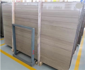 Grey Athens Wood Grain Marble Slabs For Hotel Project