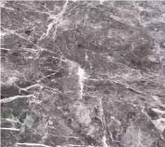 Lucifer Grey Marble, Grey Marble with White Veins, Suit for Slabs Tiles, Polished, Honed, Cut-To-Size