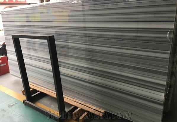 Marmala White Marble，Ruledwhite Marble, Straight Grain White Marble, Ink Wooden Grain Marble, Suit for Slabs, Tiles,Skirting, Wall Covering, Floor Covering, Polished, Cut-To-Size