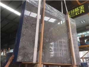 Natural Grey Marble Slabs For Villa Wall Floor Decoration