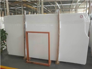 Natural Stone Greek Crystal White Marble Tiles & Slab