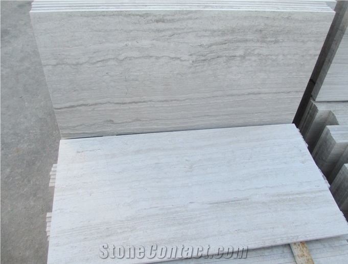 Perlino Bianco Marble, Wood White Marble, Tiles, Suit for Wall Covering Tiles,Floor Covering, Polished, Honed, Cut-To-Size