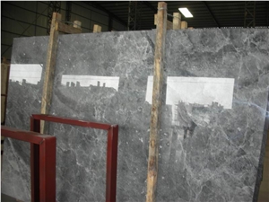 Silver Sable Marble Tiles Slabs, Hunan Grey Marble, Silver Ermine Marble, Silver Marten, Silver Mink Polished Marble