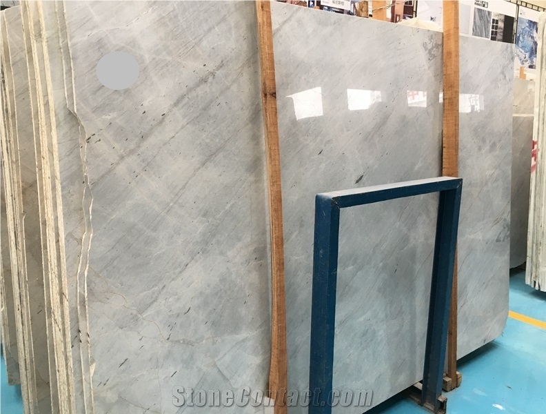 Van Gogh Grey Marble, Slabs&Tiles, Polished, Honed, Swan Cut, for Floor and Wall Covering, Pool and Cladding, Countertops.