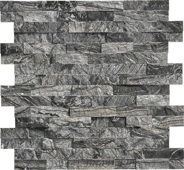 Chinese Kenya Black Black Forest Black Wooden Tree Black Marble Split Face Z Shape Ledge Stone Stone Veneer Panel Culture Stone Wall Cladding Exposed Wall Stone From China Stonecontact Com