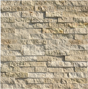 Jura Beige Limestone Split Face Ledge Stone ,Coral Stone Culture Stone,Wall Cladding Panel,Stacked Stone Veneer( Corner Stone ,Brick Stacked Stone),Exposed Wall Stone