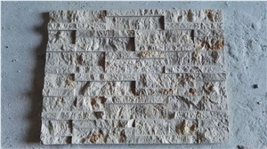 Jura Beige Limestone Split Face Ledge Stone ,Coral Stone Culture Stone,Wall Cladding Panel,Stacked Stone Veneer( Corner Stone ,Brick Stacked Stone),Exposed Wall Stone