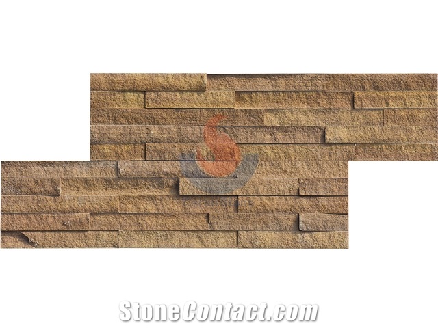 Woodland Sandstone,Brown Sandstone,China Brown Sandstone Splitted Face Ledge Stone Panels, Stone Veneer, Culture Stone ,Wall Cladding, Exposed Wall Stone
