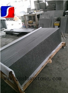 Black Granite Flamed Tile,G684 Flamed Flooring Tiles,Fuding Black Granite Tile,Black Granite
