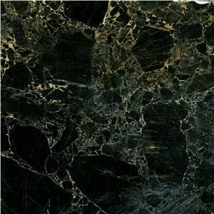 Golden Black Marble Blocks, Black and Gold Marble, Marshal Marble