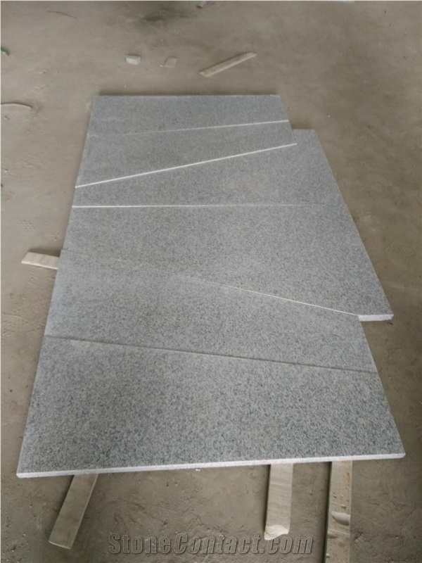 China Light Grey Granite Honed Stairs G603 Granite Stairs