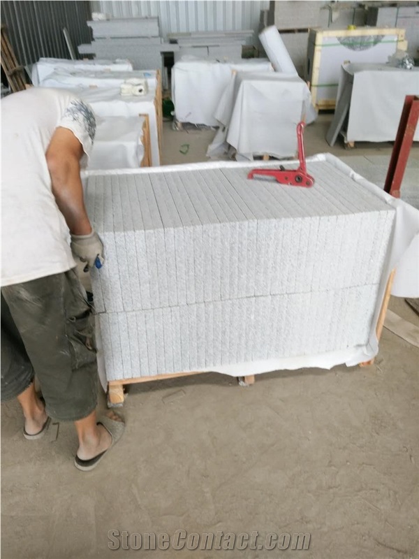 Polished Hubei New G603 Grey Granite Floor Tiles, China Grey Granite