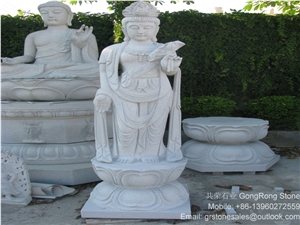 White Granite Religious Statues