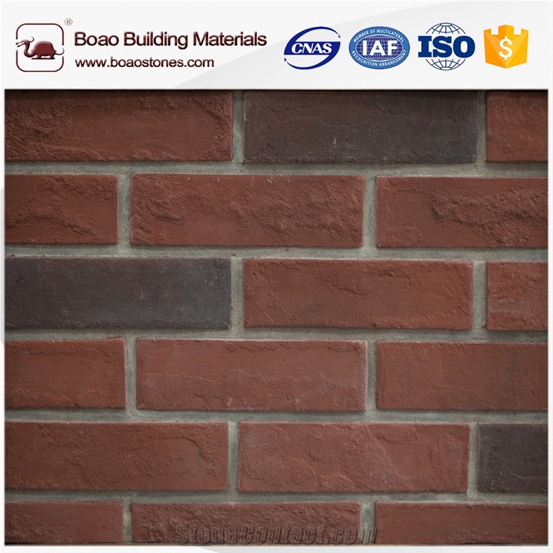 Cement Brick Type Artificial Masonry Red Color Cement Brick with High Quality
