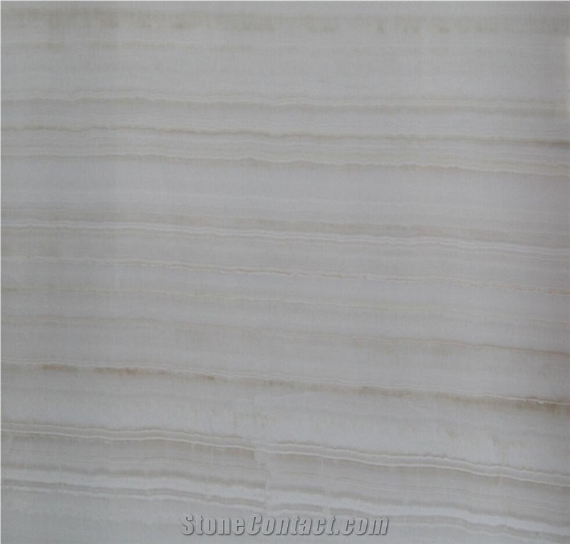 Agri White Onyx Vanilla Akdag White Slab For Hotel Floor Use