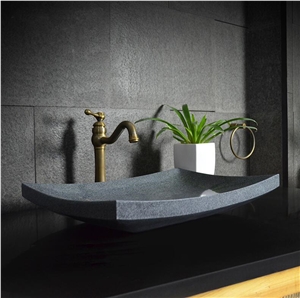 G654 Black and Middle Grey Granite Vessel Sink,Atural Stone Basin, Kitchen Sinks, Bathroom Sinks, Wash Bowls,China Hand Made Bathroom Washing Basin,Counter Top and Vanity Top Sink, Own Factory with Ce