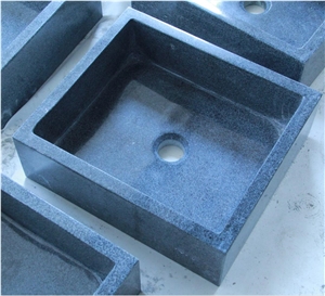 G654 Middle Grey Granite Basin,Natural Stone Basin, Kitchen Sinks, Bathroom Sinks, Wash Bowls,China Hand Made Bathroom Washing Basin,Counter Top and Vanity Top Sink, Own Factory with Ce