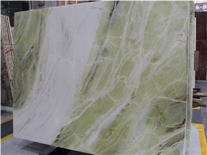 Green Onyx in China Market,Tile and Slab,Wall Cladding,A Grade Natural Stone,Own Factory and Quarry Owner with Ce Certificate,Big Gang Saw Slab in Large Stock and Cheap Price,Floor