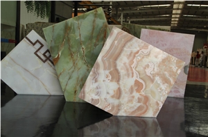 Green Onyx in China Market,Tile and Slab,Wall Cladding,A Grade Natural Stone,Own Factory and Quarry Owner with Ce Certificate,Big Gang Saw Slab in Large Stock and Cheap Price,Floor