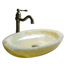 Iran Yellow Onyx Oval Sink,Natural Stone Basin, Kitchen Sinks, Bathroom Sinks, Wash Bowls,China Hand Made Bathroom Washing Basin,Counter Top and Vanity Top Sink, Own Factory with Ce