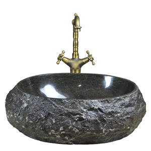 Natural Granite Sinks,Polished Granite Basins,Round Vessel Bowls Sinks,Bathroom Basin,Solid Surface Basain