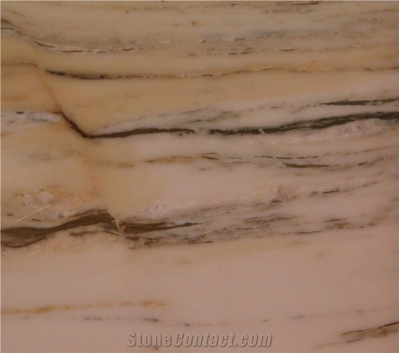 Royal White Marble Bamboo White Polished Slab For Project