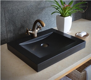 Shanxi Black China Granite Square Basin,Natural Stone Basin, Kitchen Sinks, Bathroom Sinks, Wash Bowls,China Hand Made Bathroom Washing Basin,Counter Top and Vanity Top Sink, Own Factory with Ce