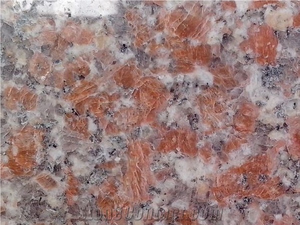 China Red Granite Blind Stone Pavers Natural Material