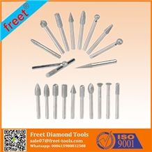 Diamond Abrasive Mounted Points with 6mm Shank