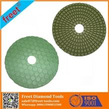Diamond Polishing Pads 4" Wet/Dry Set for Granite Marble Tile Concrete Polishing