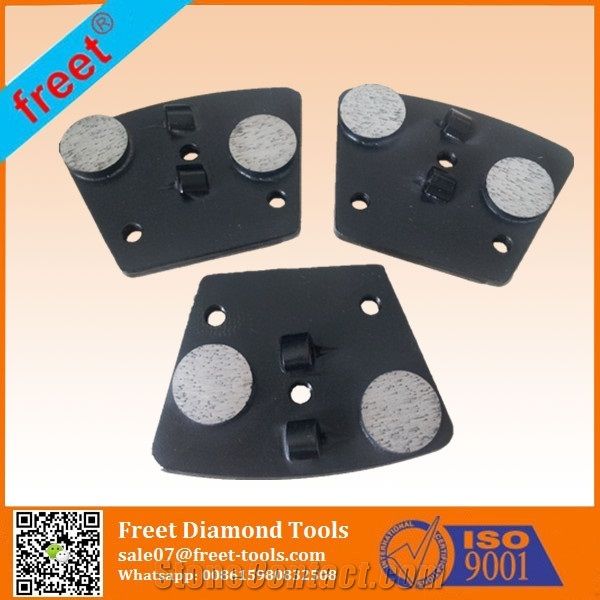 Freet Trapezoid Double Square Diamond Segment Magnetic Grinding Plates