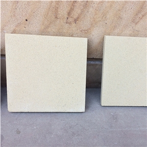 Beige Sandstone Tiles for Wall Covering
