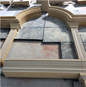 Beige Sandstone Window Frame Sandstone Door Frames and Surround