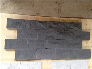 Black Sandstone Chinese Cheap Wall Cladding Cultured Stone Thin Stone Veneer Stacked Stone,Ledge Stone