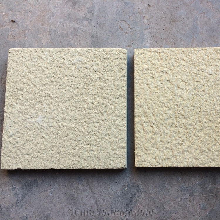 Chinese Beige Sandstone Litchi Surface