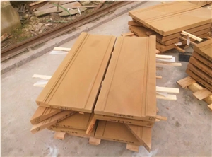 Golden Sandstone Tiles Sandstone Slabs for Sale