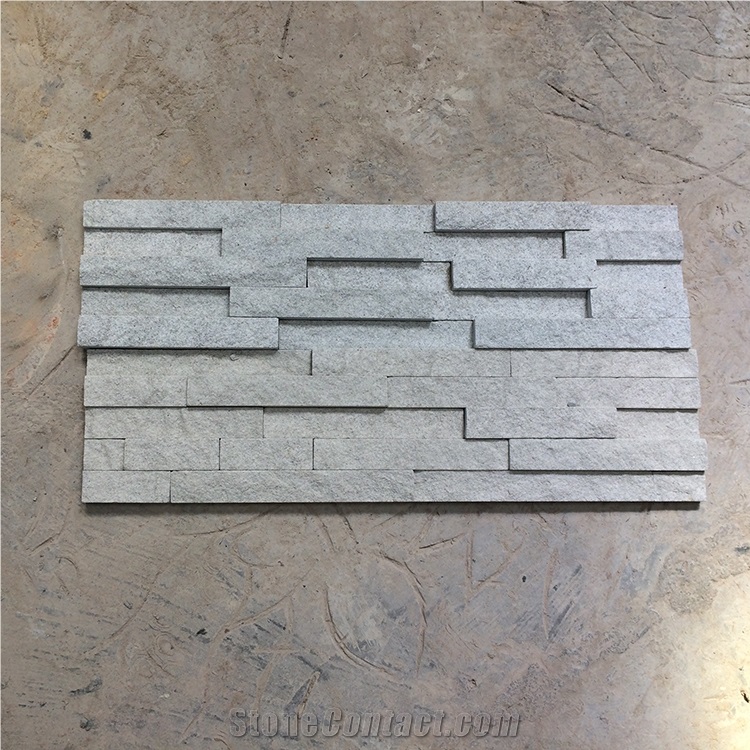 Natural White Sandstone Culture Stone for Wall Decoration Wall Cladding Culture Stone Split Face