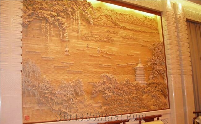 Sandstone Relief Sandstone Hand Made Wall Reliefs