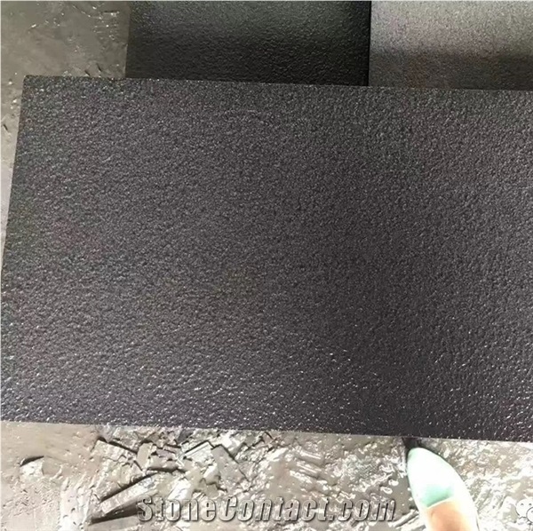 Sichuan Black Sandstone Slabs and Tiles China Black Sandstone