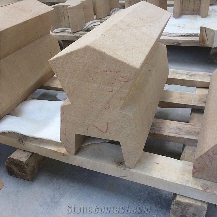 Sichuan Yellow Wood Sandstone Sculpture Stone Quoin for Building
