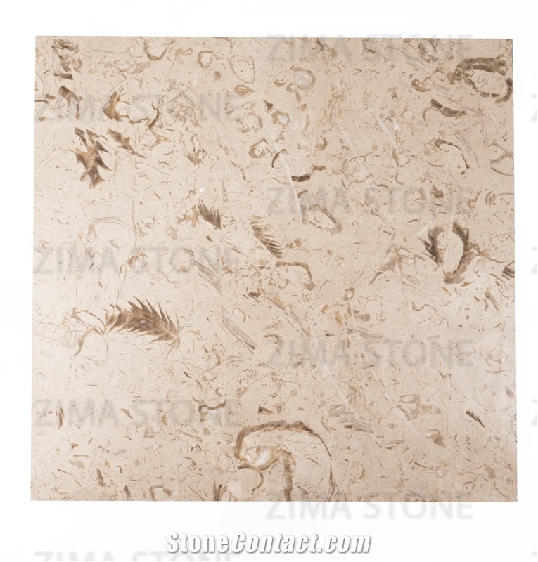 Peacok Feather Slabs & Tiles, Iran Beige Marble