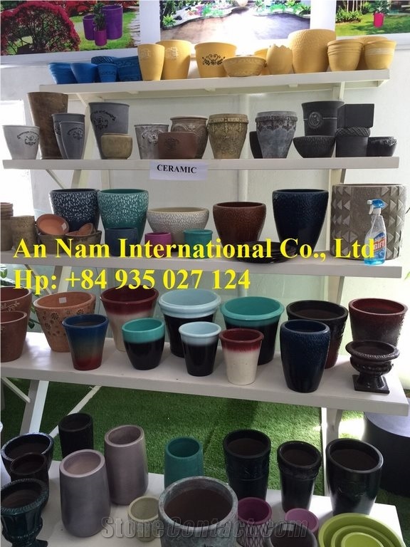 Multicolor Ceramics Pots