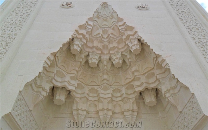 Bayburt Tasi - Bayburt Stone Hand Carved Building Ornaments - Mosque Project