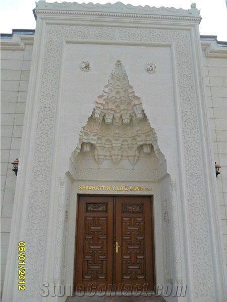 Bayburt Tasi - Bayburt Stone Hand Carved Building Ornaments - Mosque Project