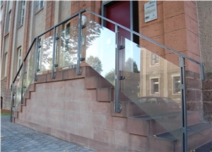 Outback Red Australian Red Sandstone Steps, Entrance Deck Stair