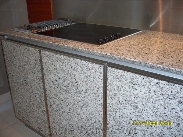 Cesar White Granite Kitchen Countertops