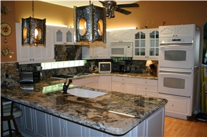 Exotic Granite Kitchen Countertops, Granite Backsplashes